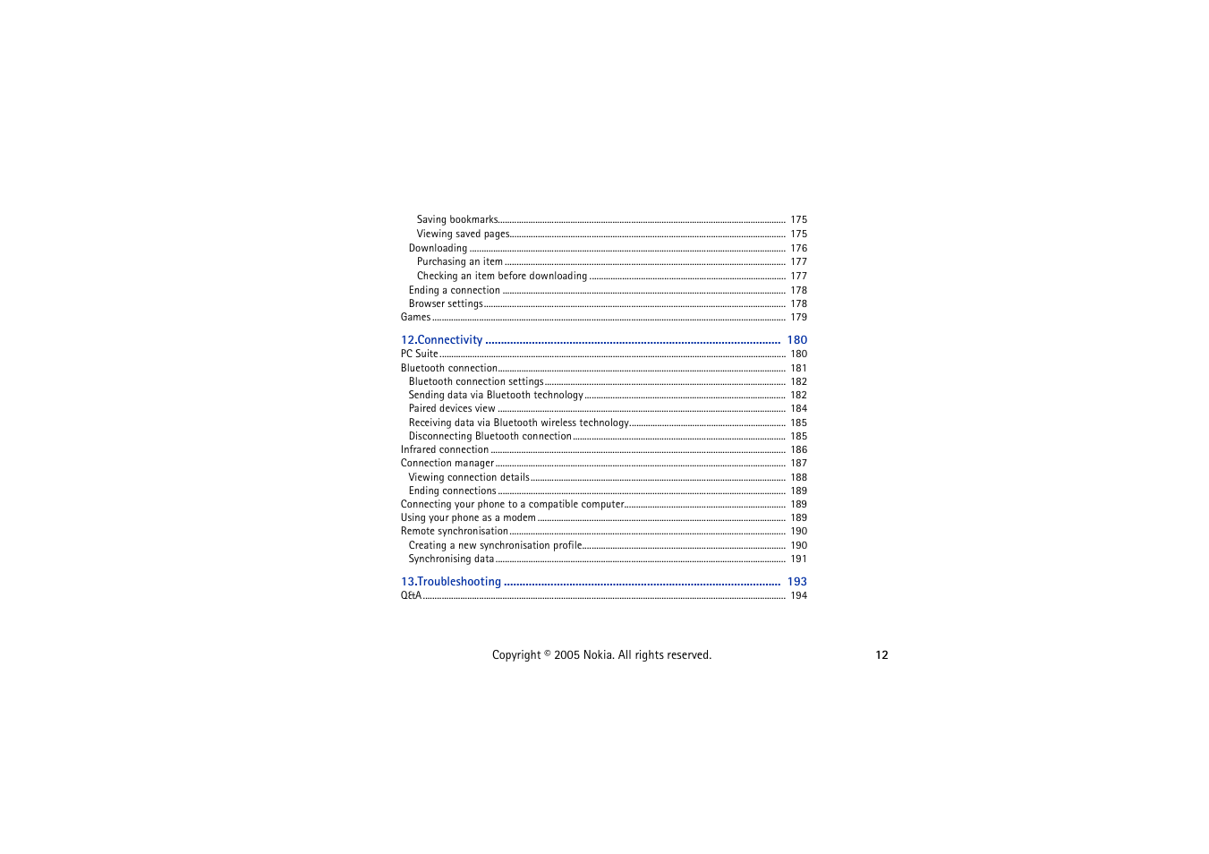 Nokia 3230 User Manual | Page 12 / 210