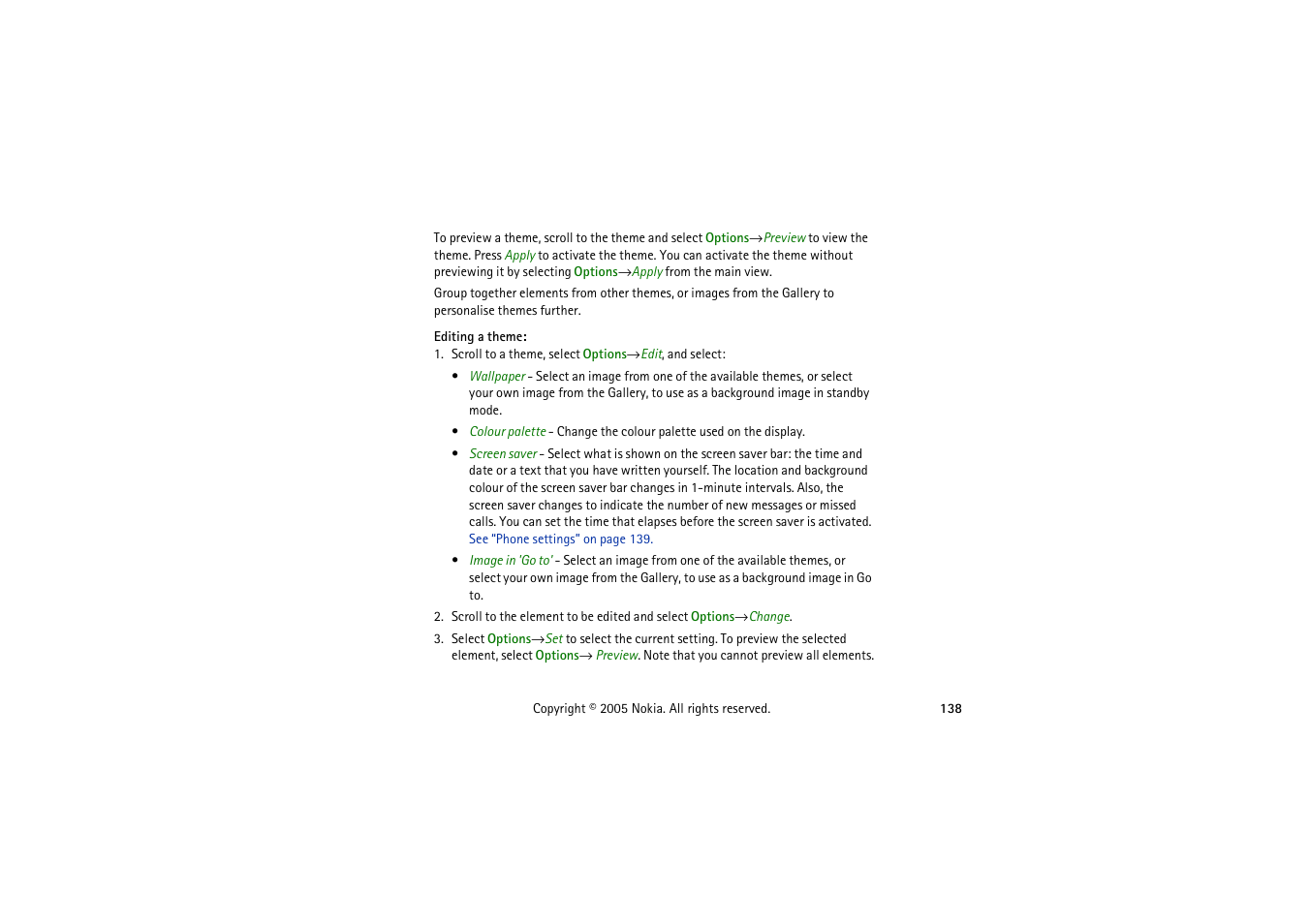 Nokia 3230 User Manual | Page 138 / 210