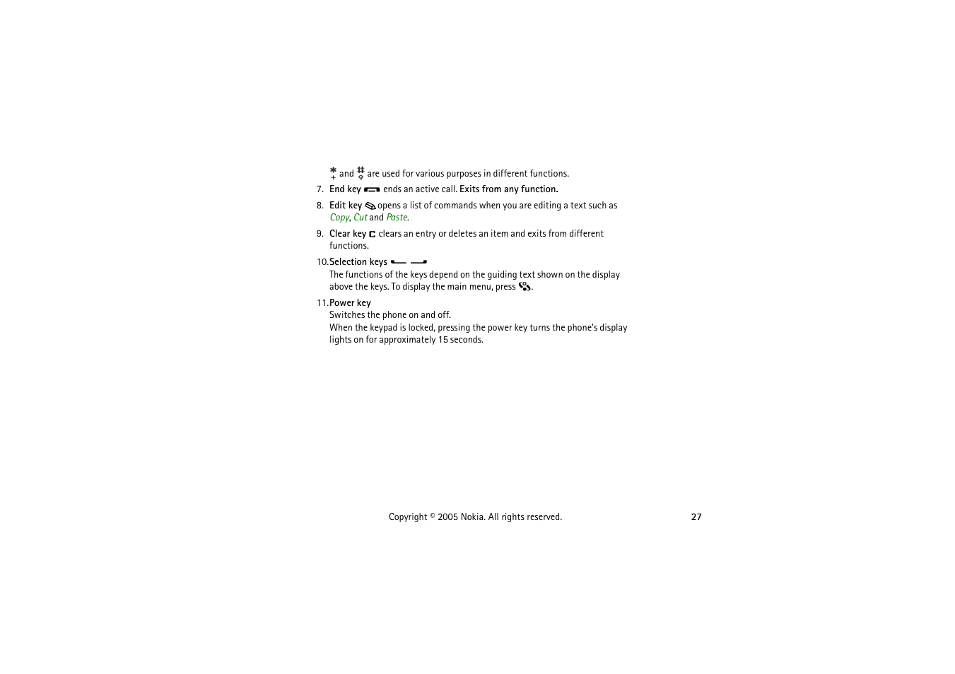 Nokia 3230 User Manual | Page 27 / 210