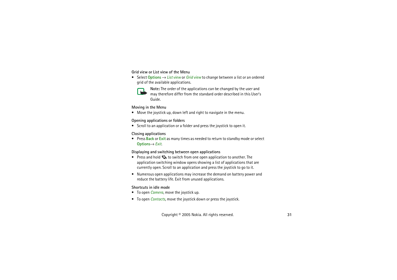 Nokia 3230 User Manual | Page 31 / 210