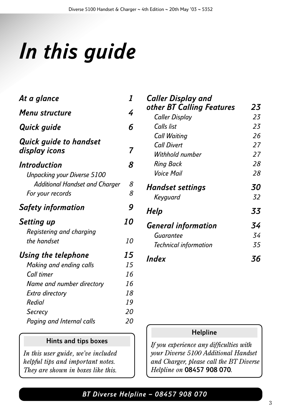 Nokia BT DIVERSE 5100 User Manual | Page 5 / 40