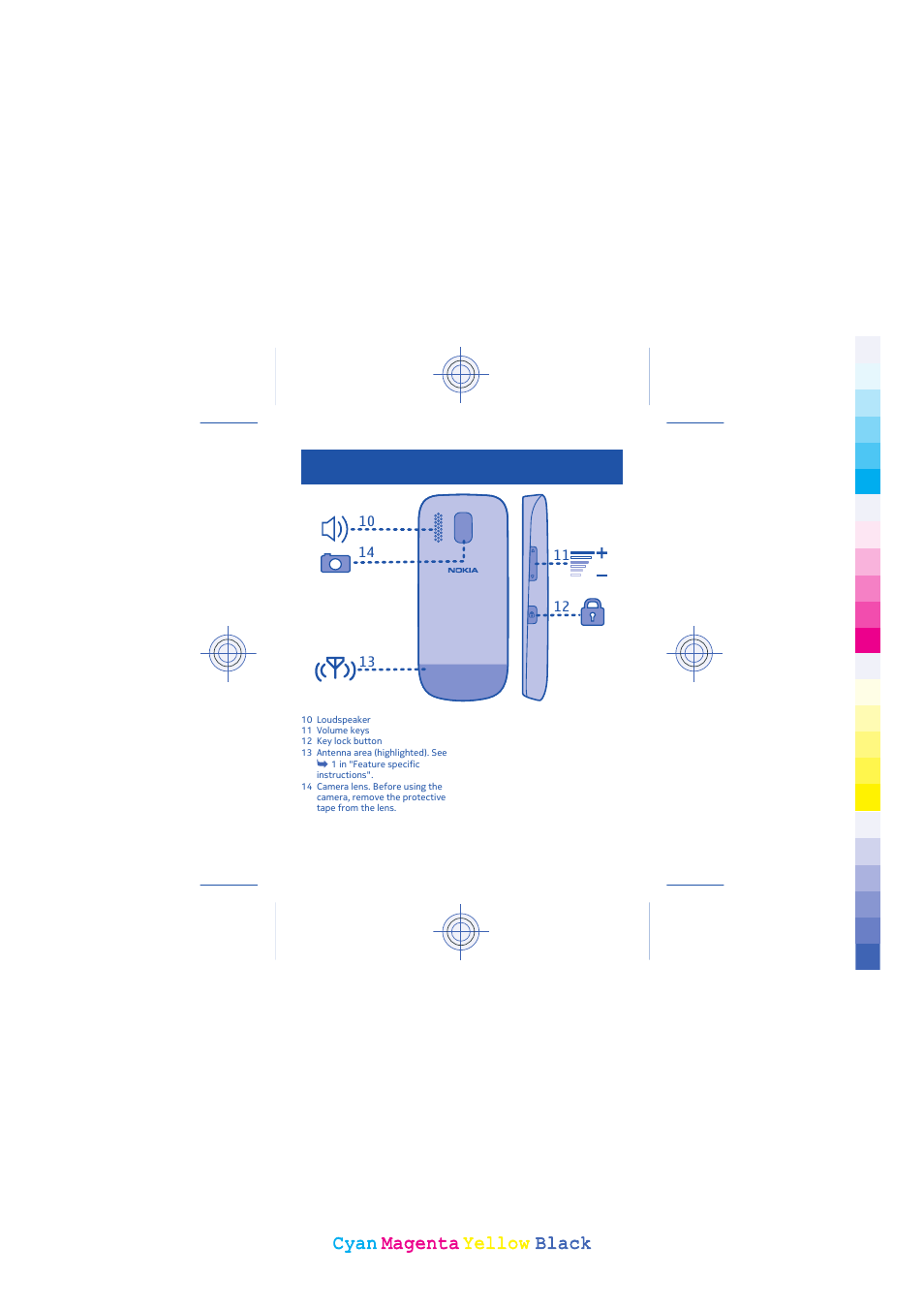 Cyan, Cyan magenta magenta yellow yellow black black | Nokia 203 User Manual | Page 3 / 51