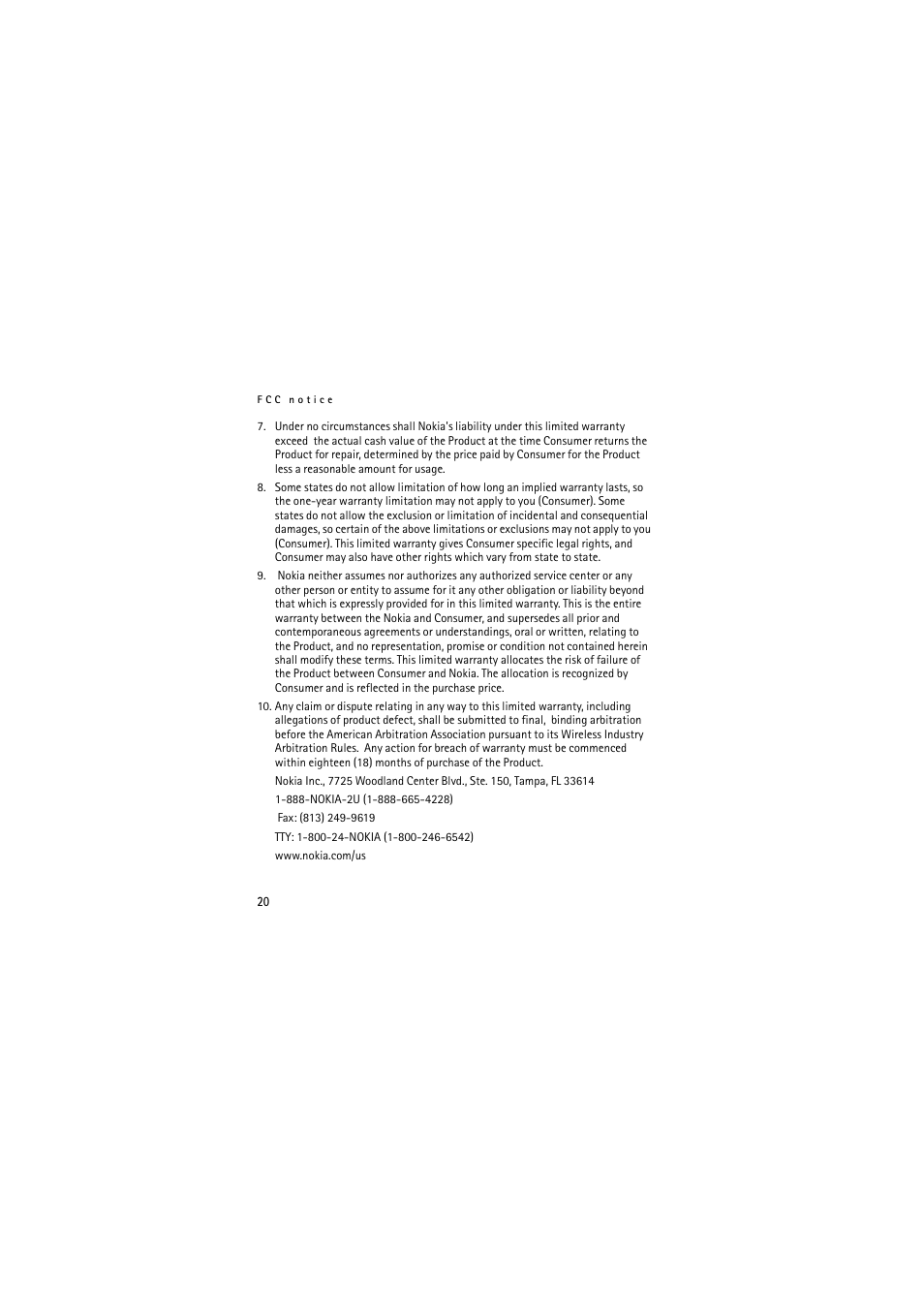Nokia (HS-11W) User Manual | Page 20 / 84