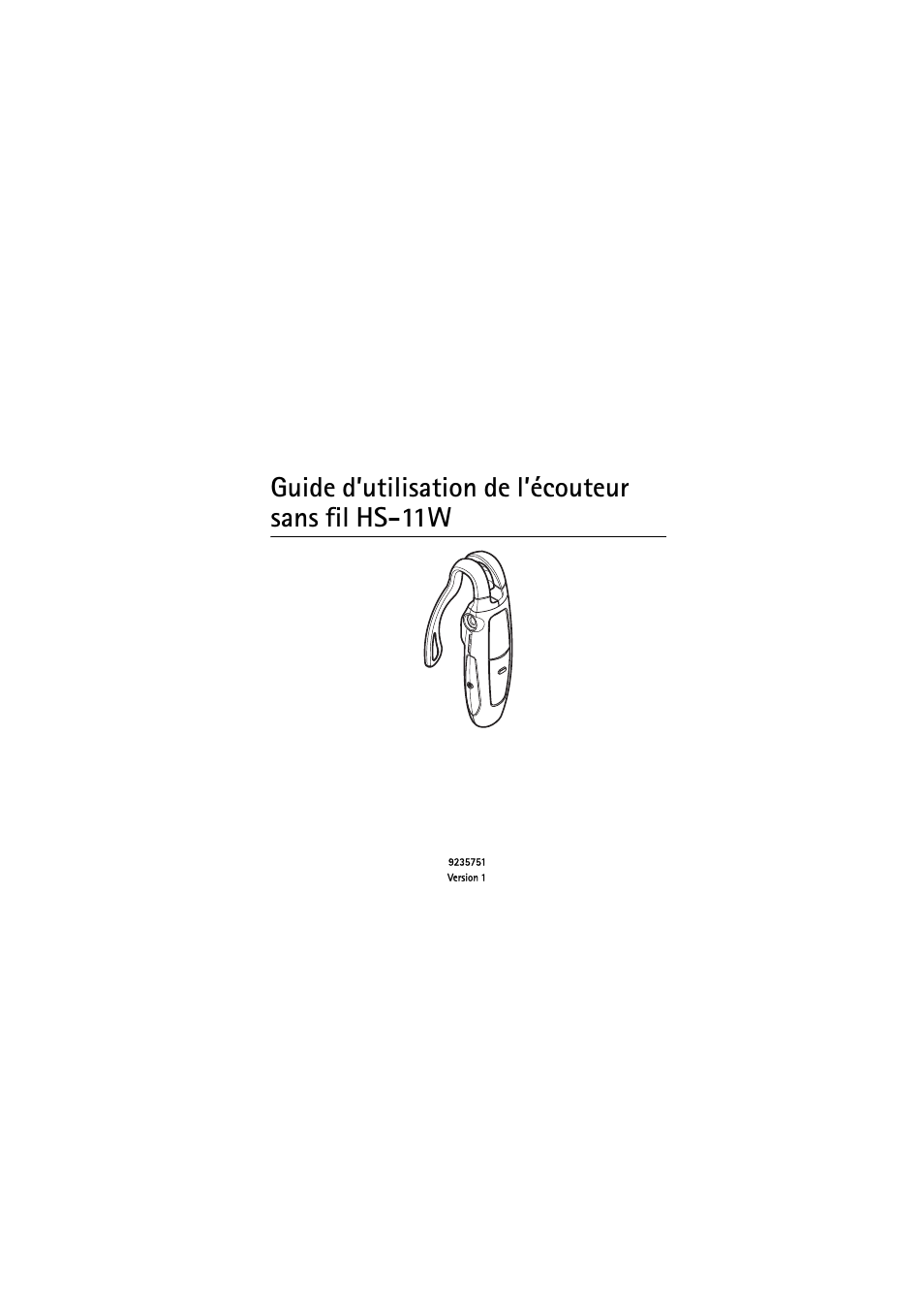 Guide d’utilisation de l’écouteur sans fil hs-11w | Nokia (HS-11W) User Manual | Page 61 / 84