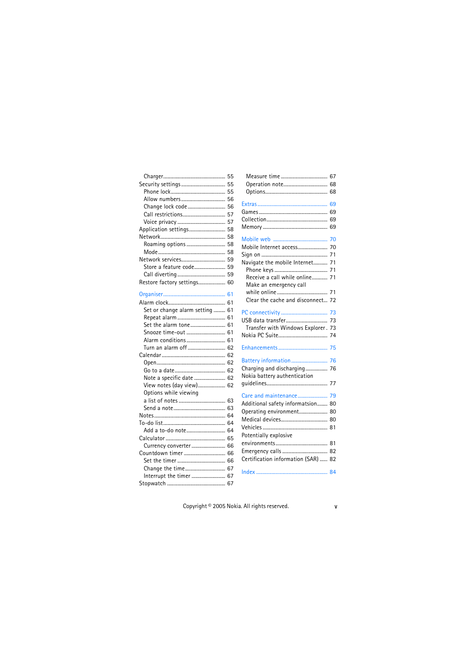 Nokia 3155 User Manual | Page 5 / 95