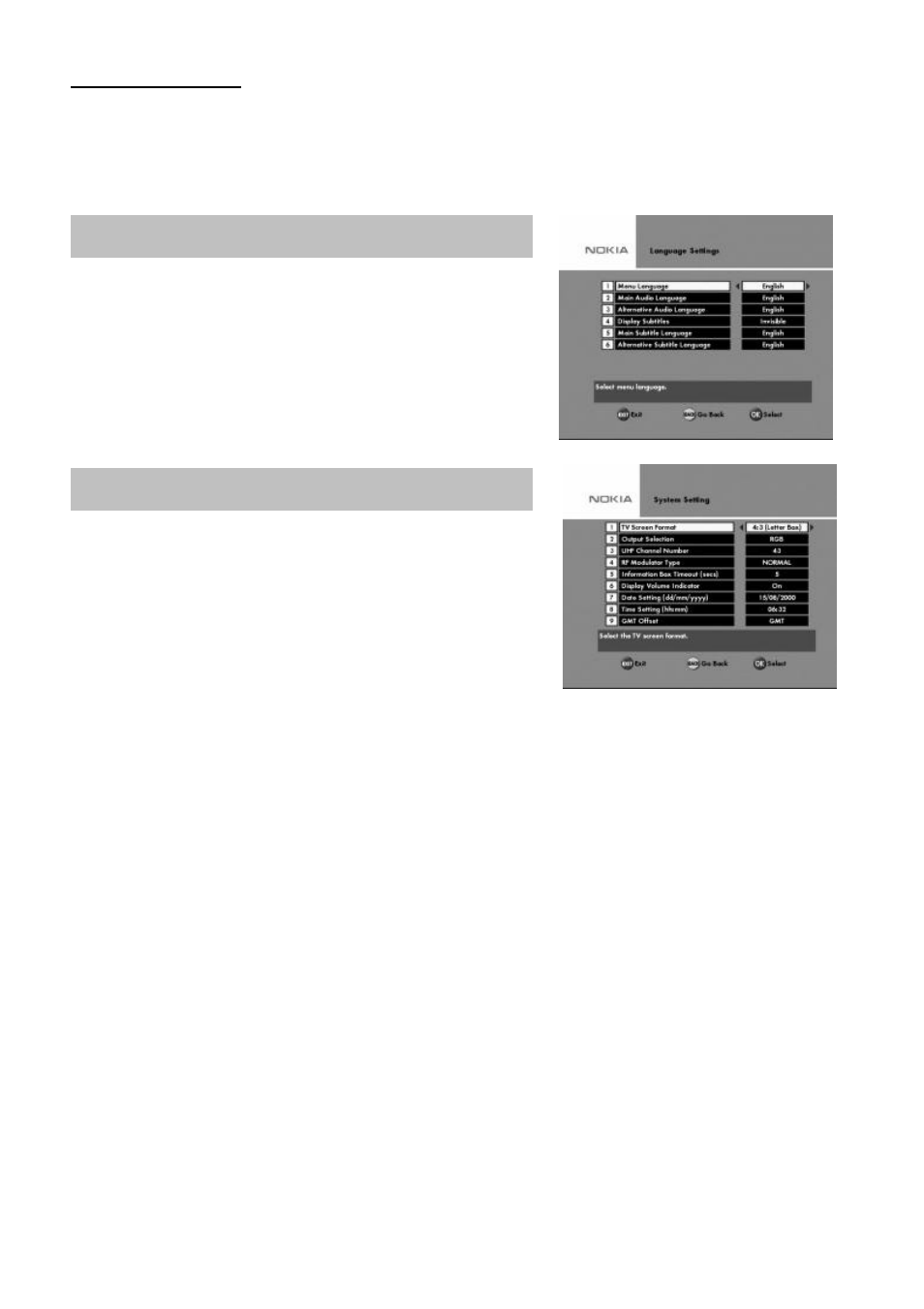 Language settings, System settings | Nokia 9400 S User Manual | Page 20 / 28