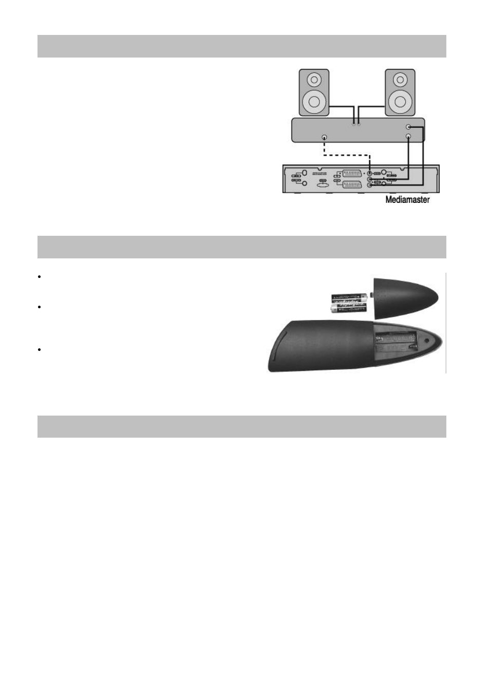 Connecting to hi fi system, Preparing the remote control, Before you continue | Nokia 9400 S User Manual | Page 8 / 28
