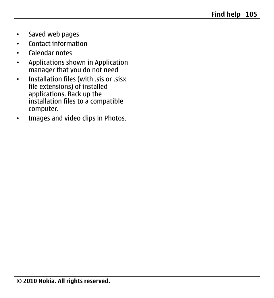 Nokia X5-01 User Manual | Page 105 / 130