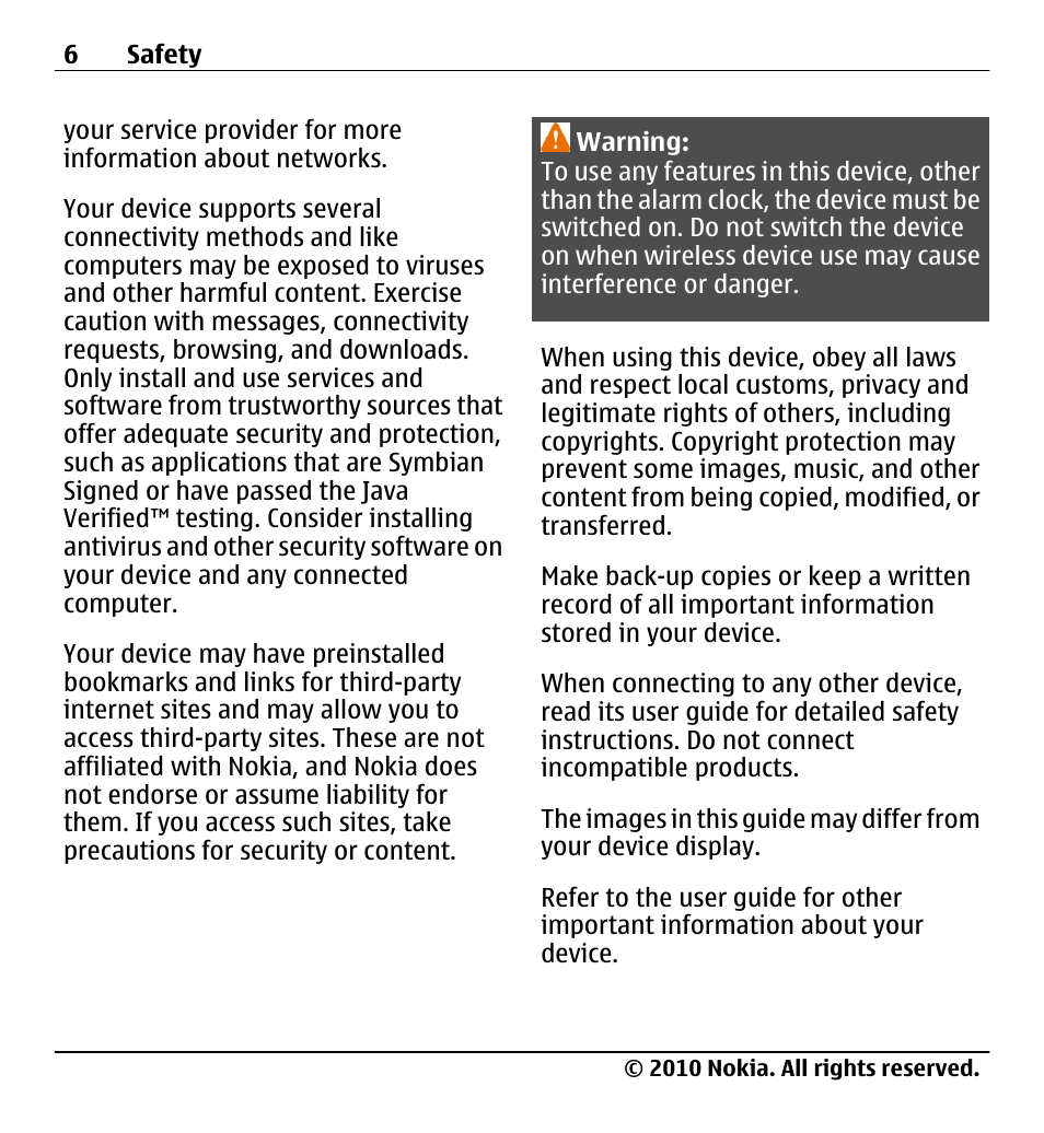 Nokia X5-01 User Manual | Page 6 / 130