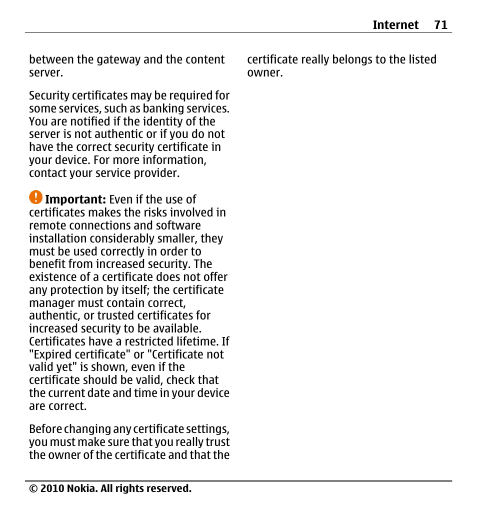 Nokia X5-01 User Manual | Page 71 / 130