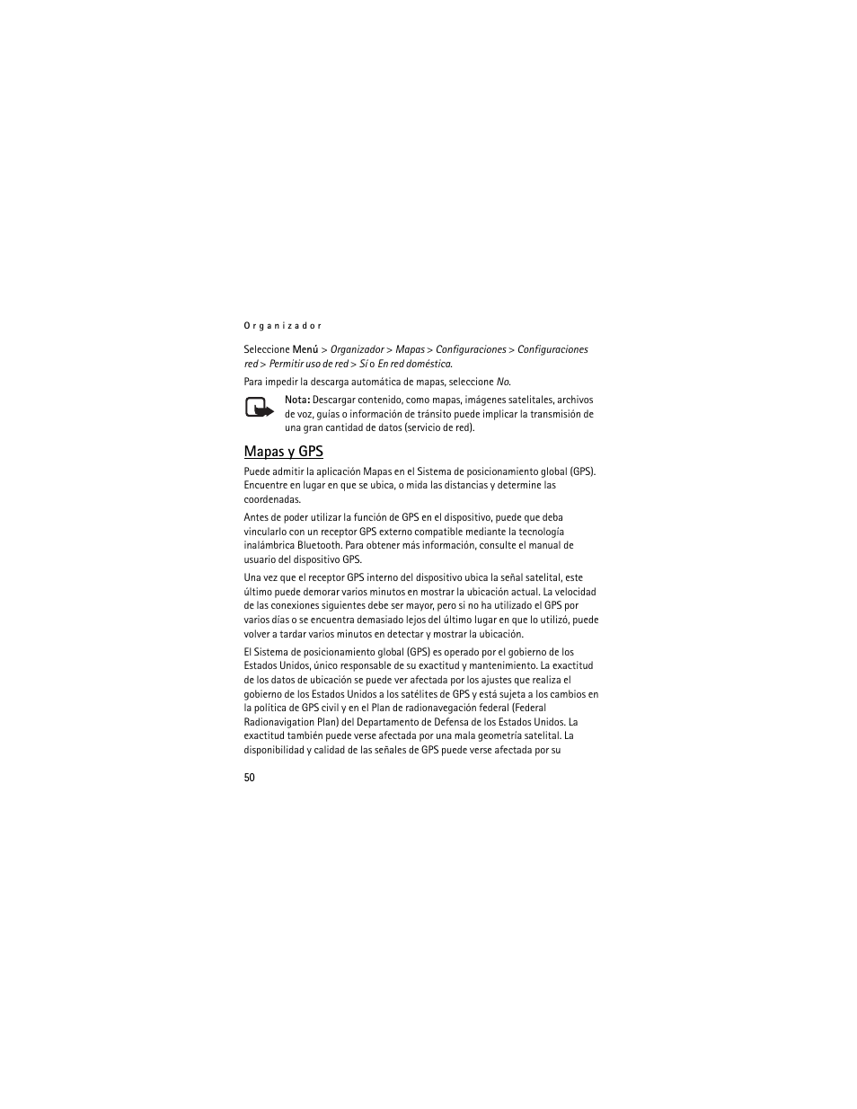 Mapas y gps | Nokia 3711 User Manual | Page 115 / 138