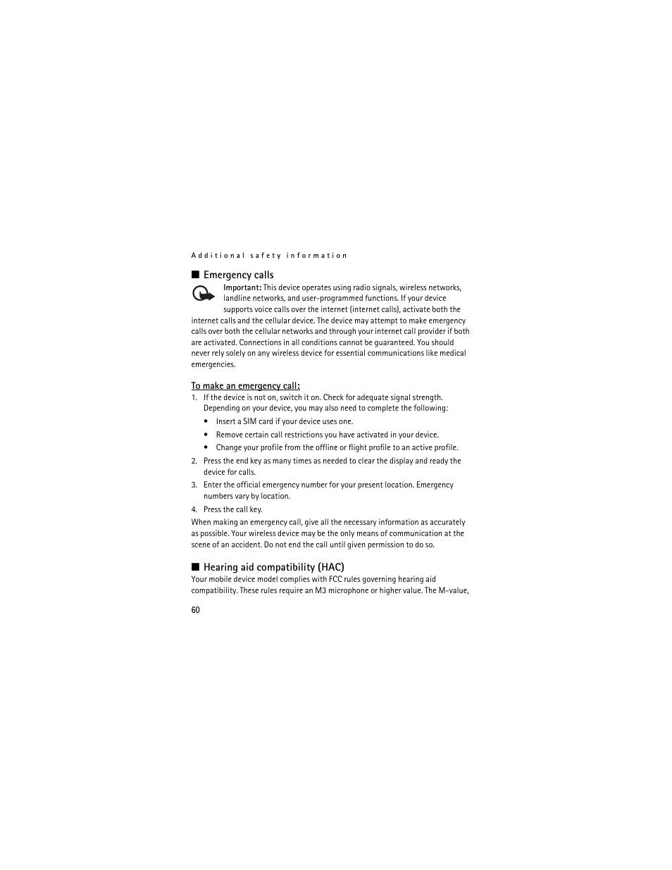 Nokia 3711 User Manual | Page 60 / 138