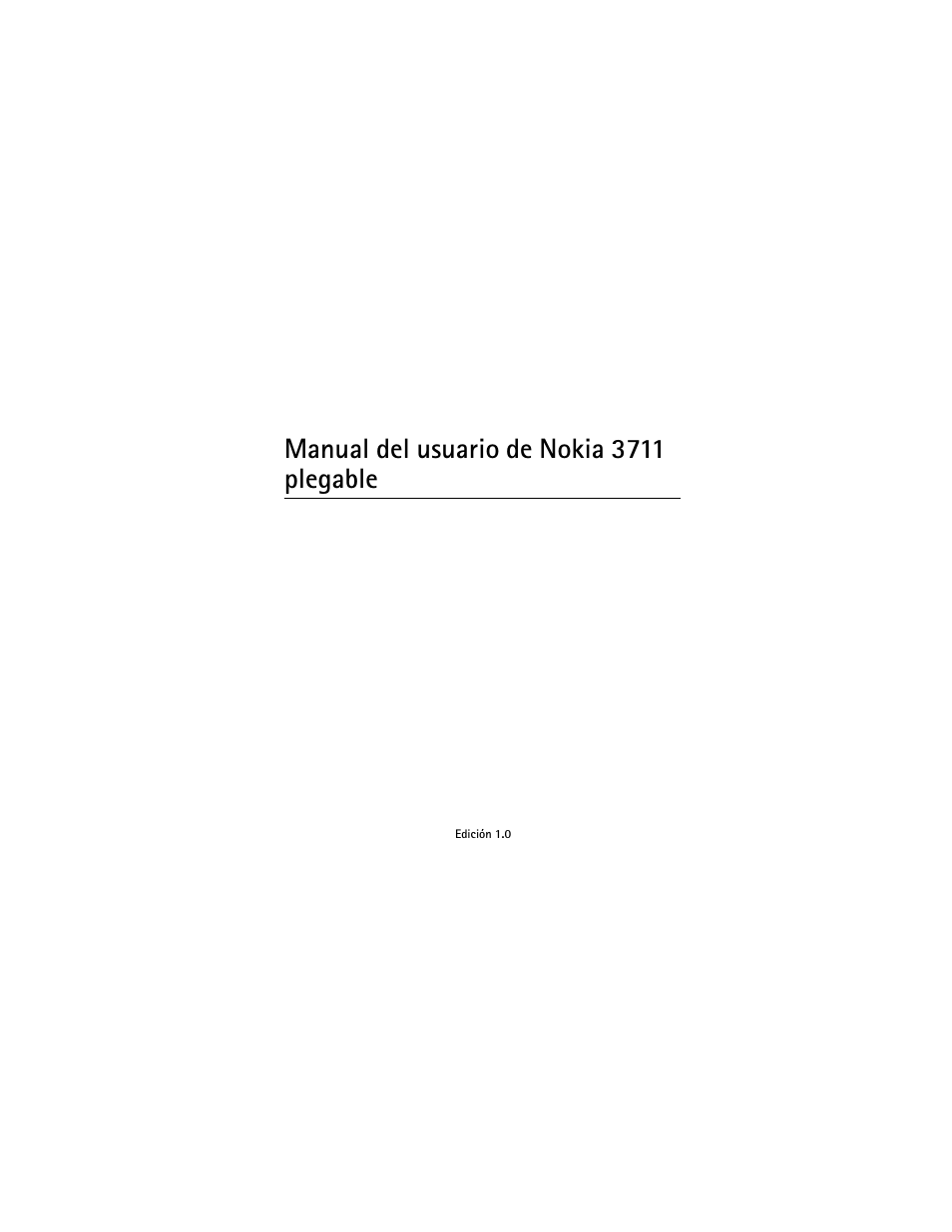 Manual del usuario de nokia 3711 plegable | Nokia 3711 User Manual | Page 66 / 138