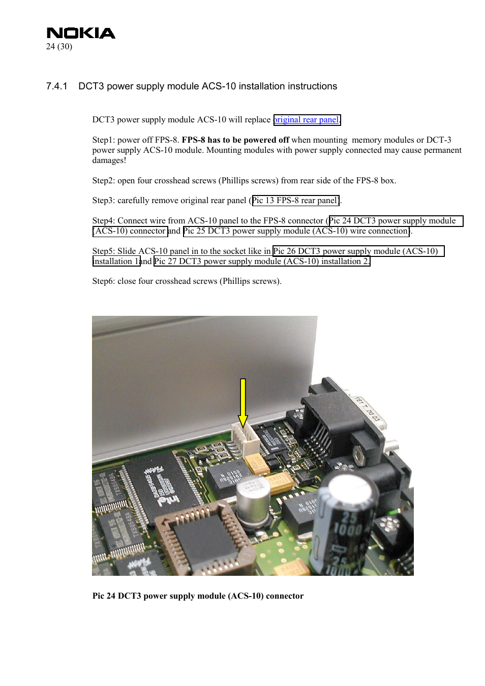 Nokia FPS-8 User Manual | Page 24 / 30