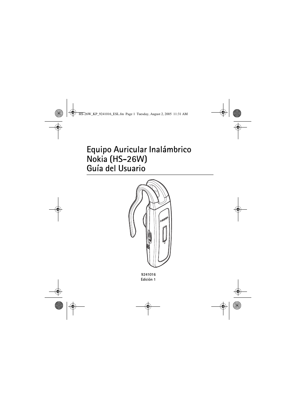 Nokia HS 26W User Manual | Page 19 / 80