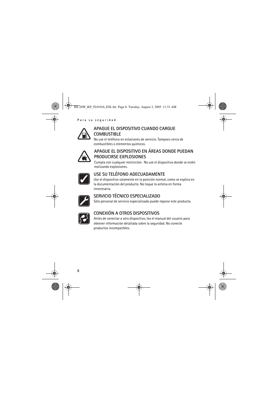 Nokia HS 26W User Manual | Page 24 / 80