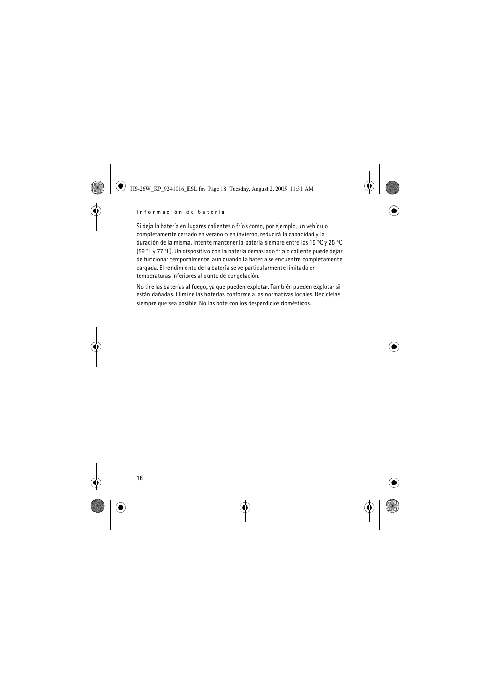 Nokia HS 26W User Manual | Page 36 / 80