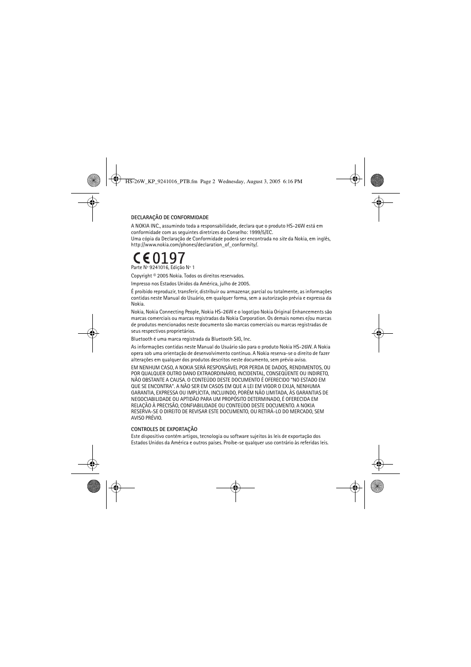 Nokia HS 26W User Manual | Page 40 / 80