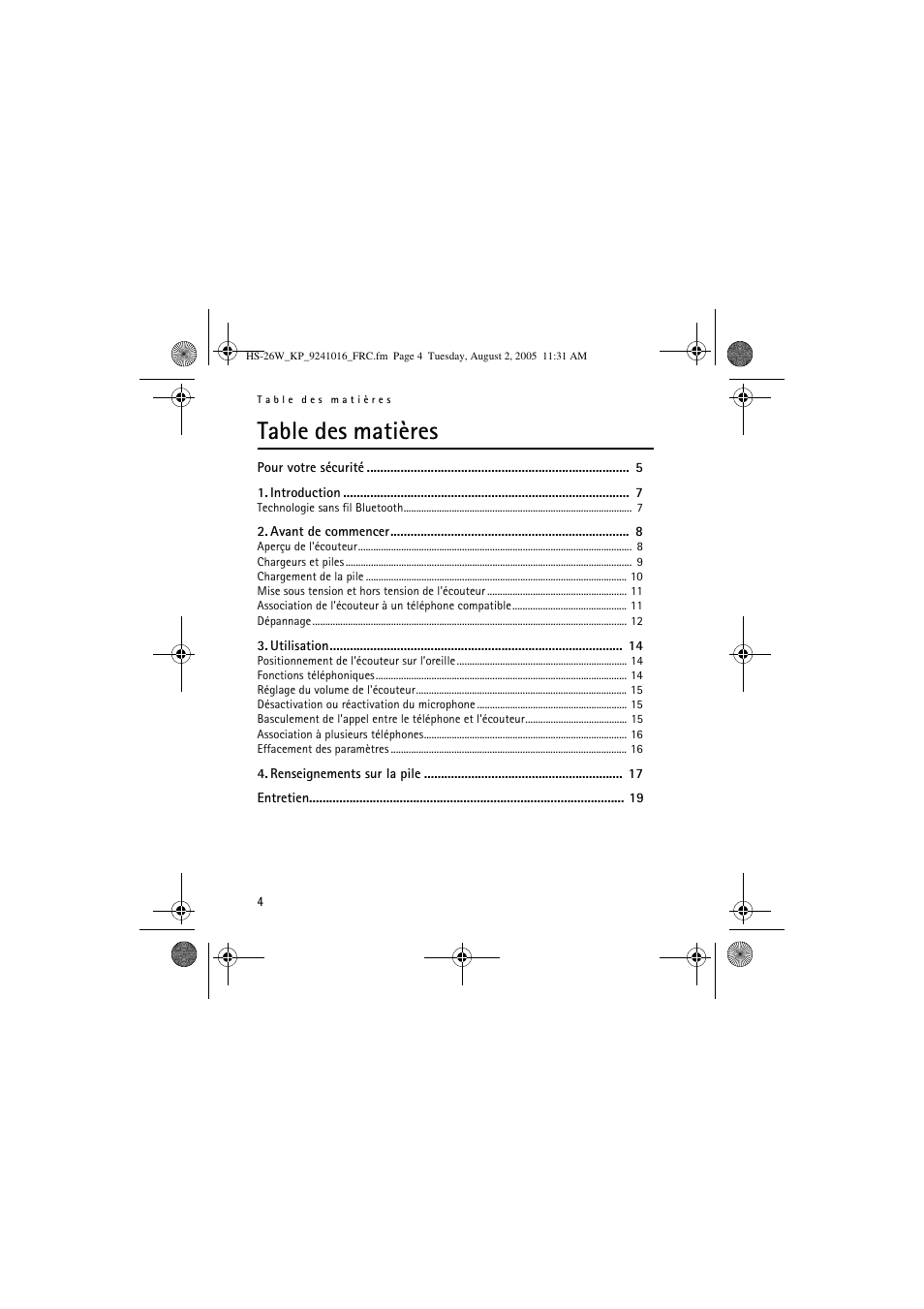 Nokia HS 26W User Manual | Page 62 / 80