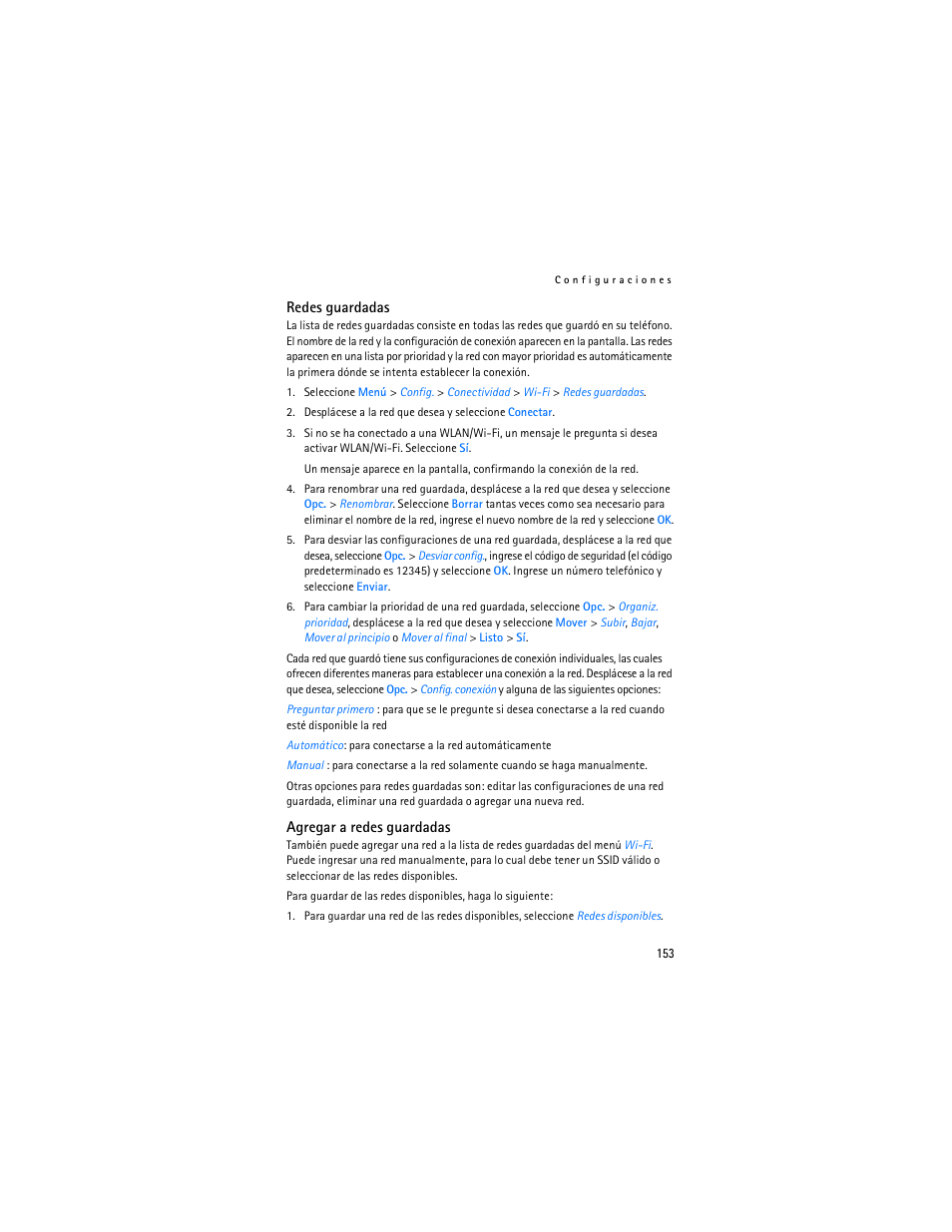 Nokia 6086i User Manual | Page 154 / 209