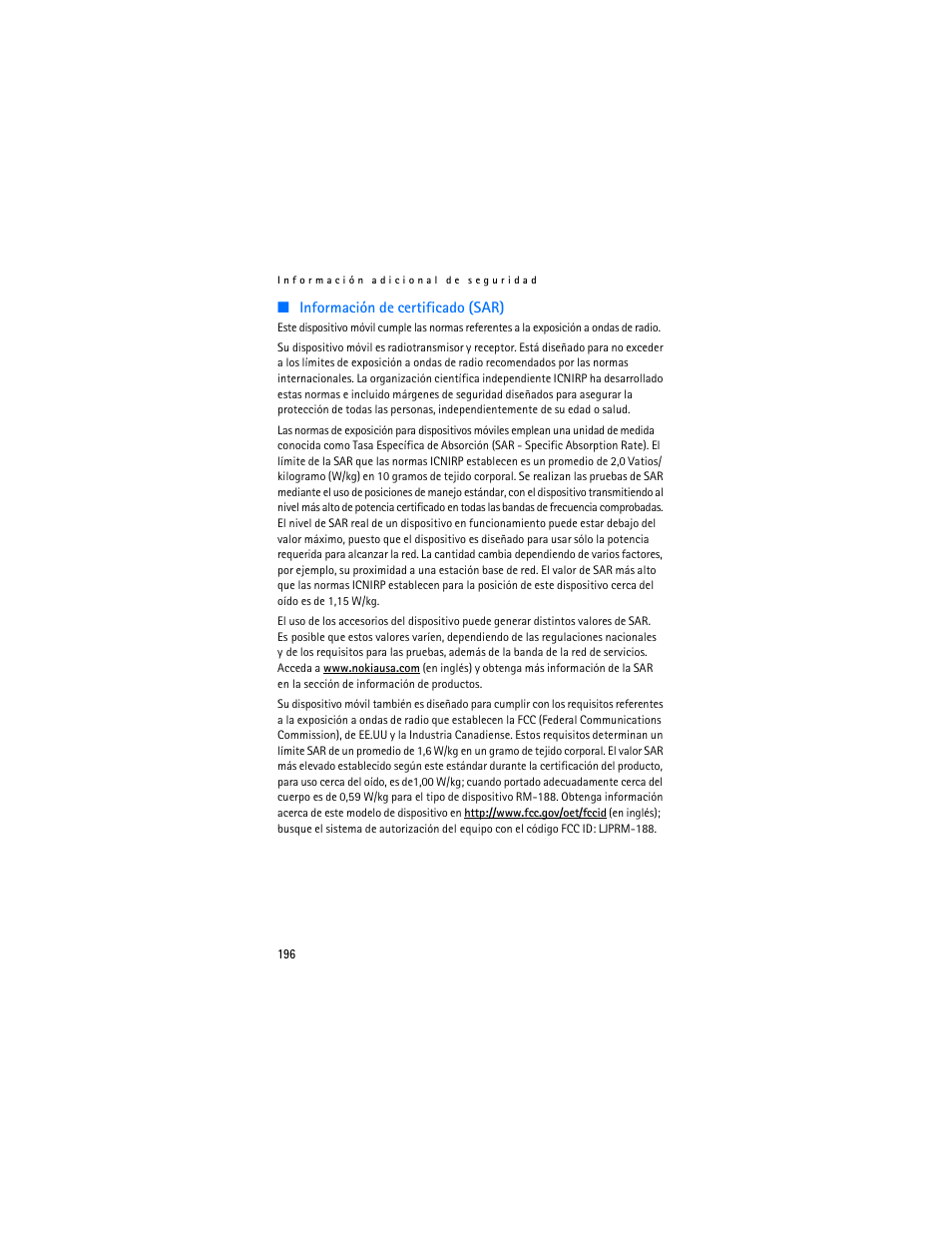 Nokia 6086i User Manual | Page 197 / 209