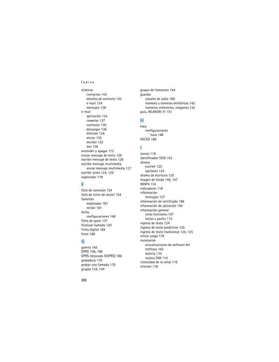 Nokia 6086i User Manual | Page 201 / 209