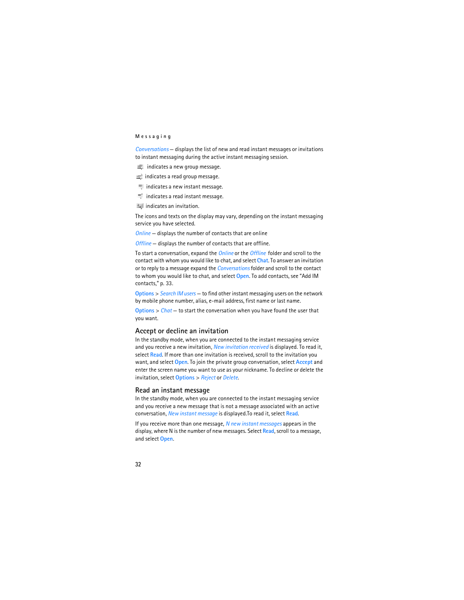 Nokia 6086i User Manual | Page 33 / 209
