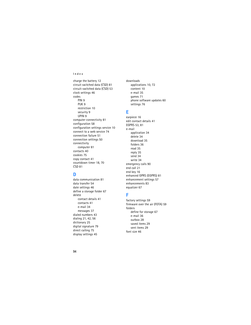 Nokia 6086i User Manual | Page 95 / 209