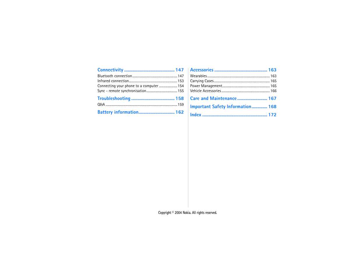 Nokia 3650 User Manual | Page 5 / 178