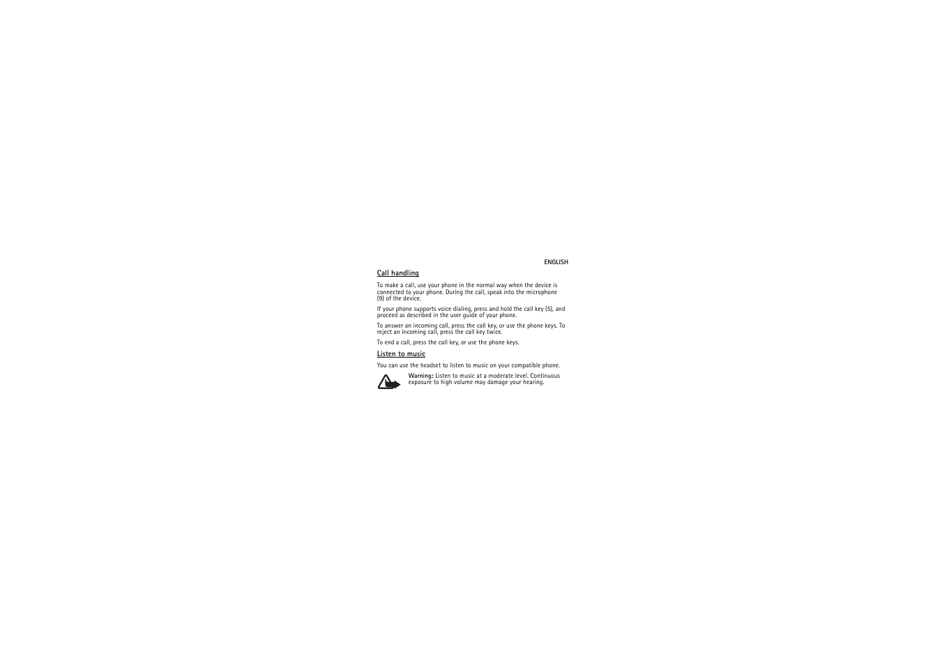Nokia HS-29 User Manual | Page 6 / 9