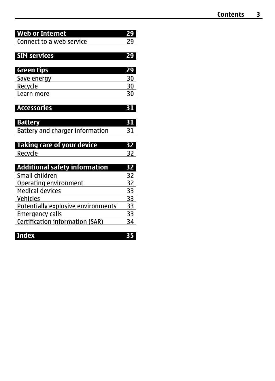 Nokia 2730 User Manual | Page 3 / 38