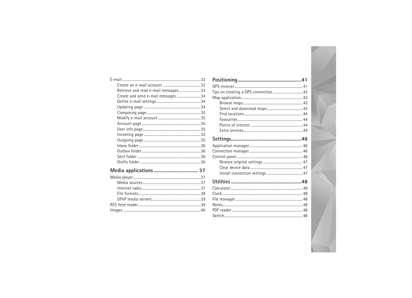 Nokia NSERIES N800 User Manual | Page 4 / 56