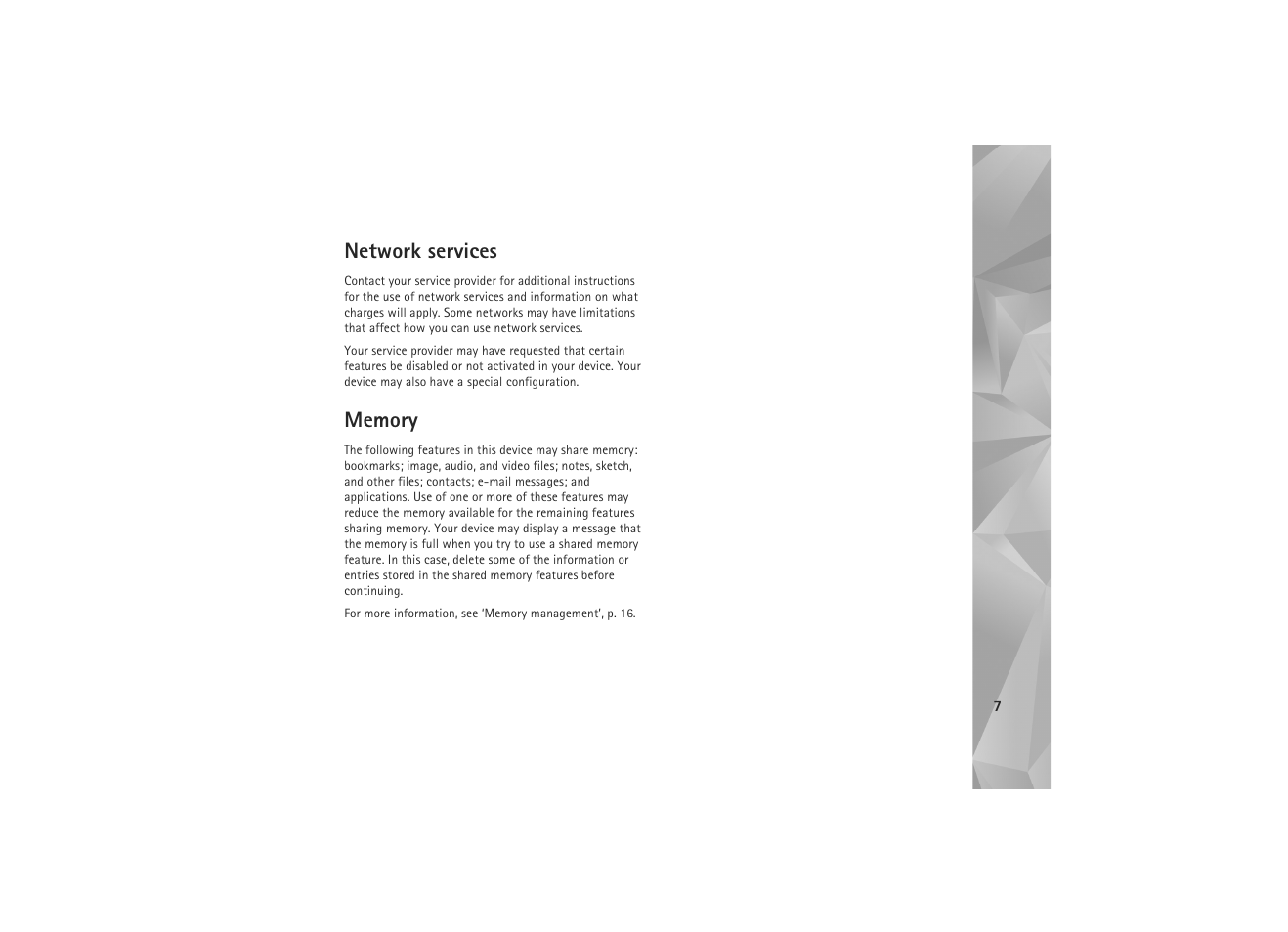 Network services | Nokia NSERIES N800 User Manual | Page 7 / 56