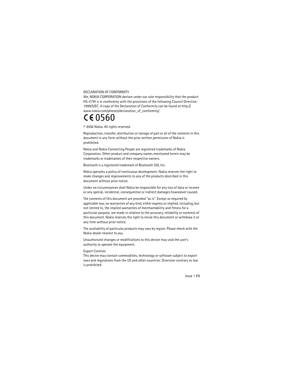 Nokia Bluetooth Headset BH-700 User Manual | Page 2 / 13