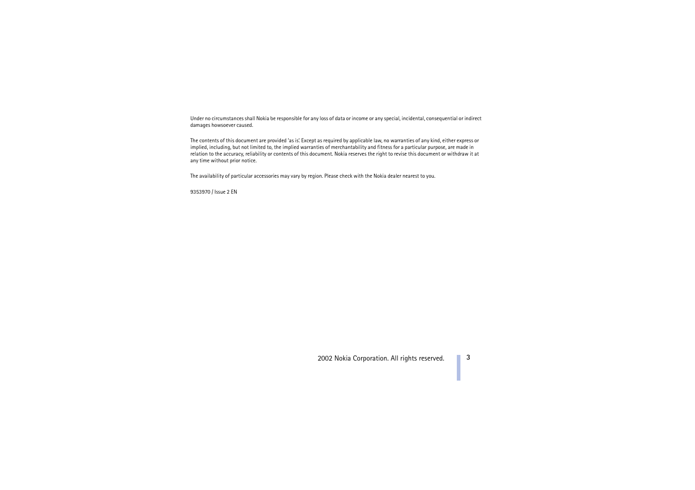 Nokia 5510 User Manual | Page 3 / 102