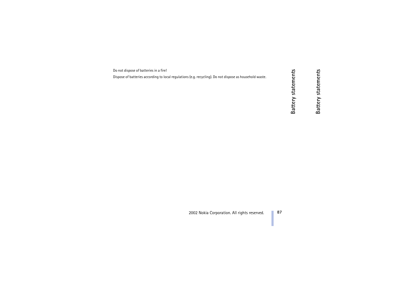 Nokia 5510 User Manual | Page 87 / 102