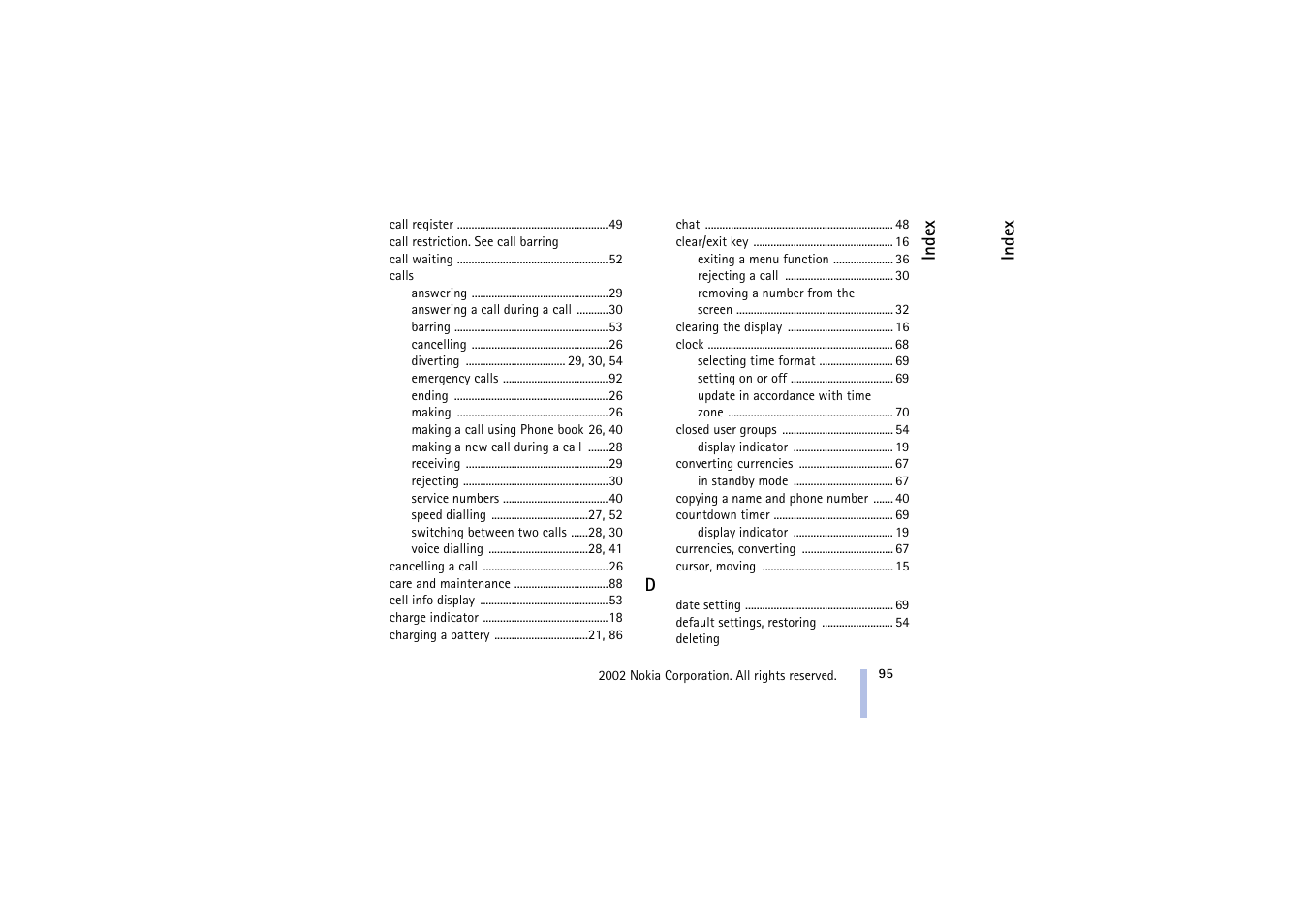 Nokia 5510 User Manual | Page 95 / 102