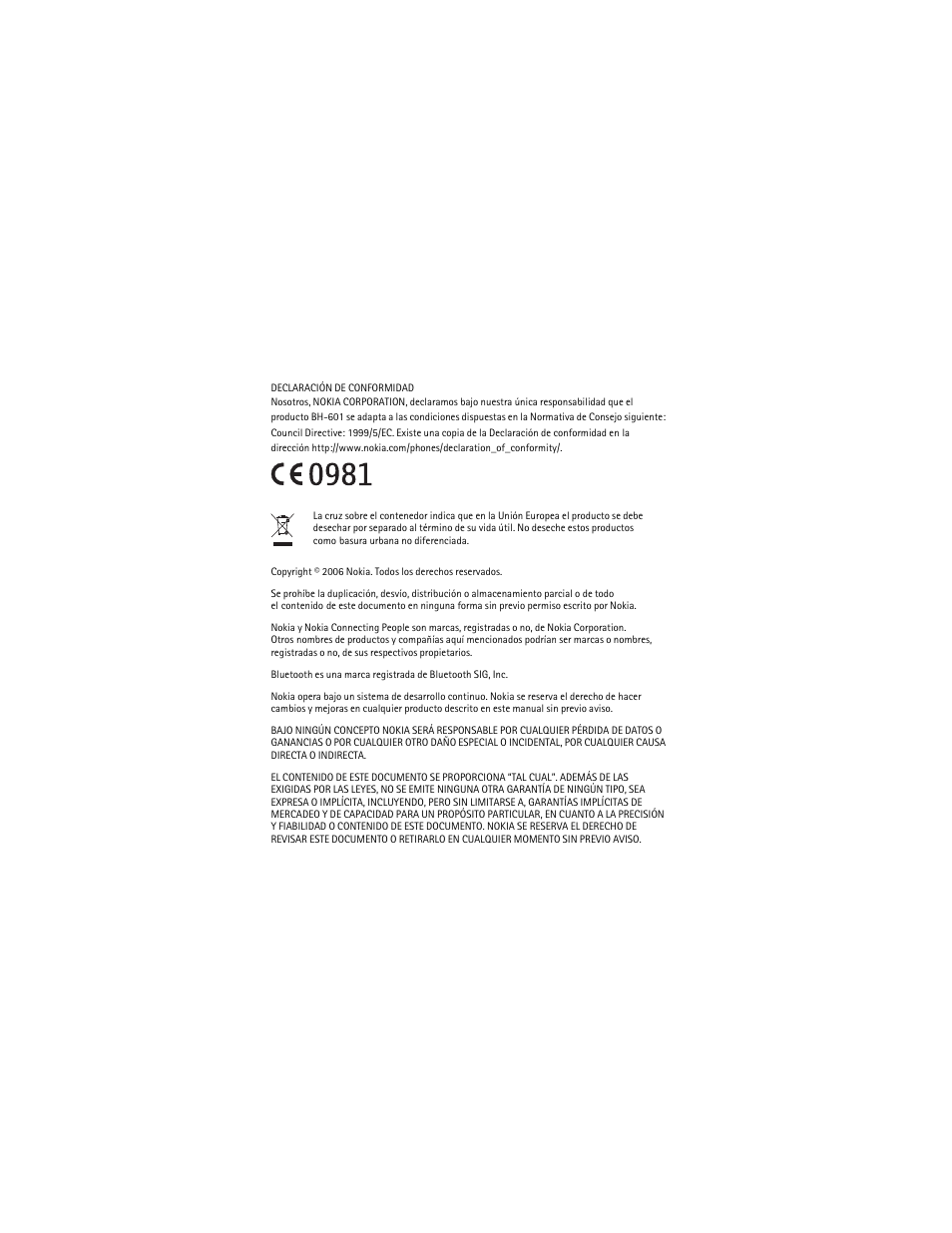 Nokia BH-601 User Manual | Page 20 / 78