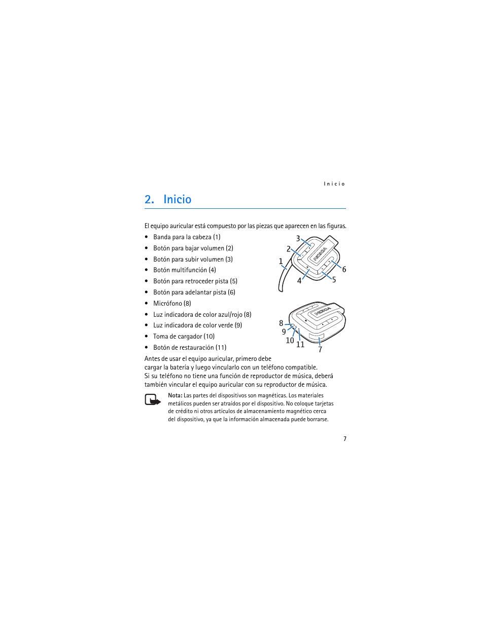 Inicio | Nokia BH-601 User Manual | Page 25 / 78