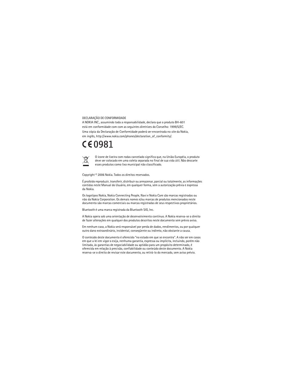 Nokia BH-601 User Manual | Page 40 / 78