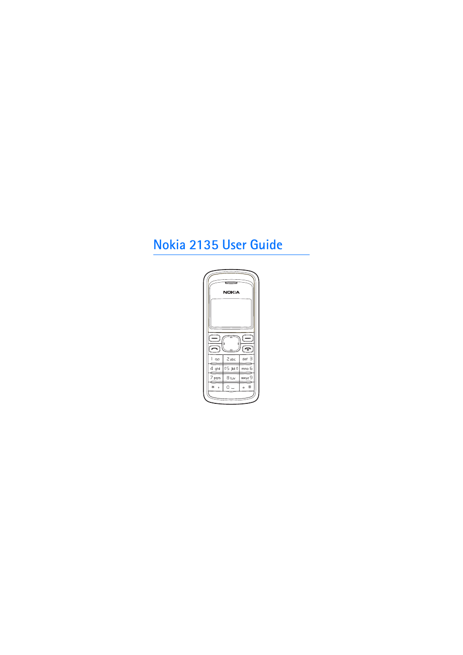 Nokia 2135 User Manual | 71 pages