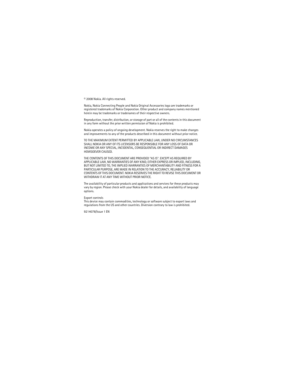 Nokia 9214078 User Manual | Page 2 / 16
