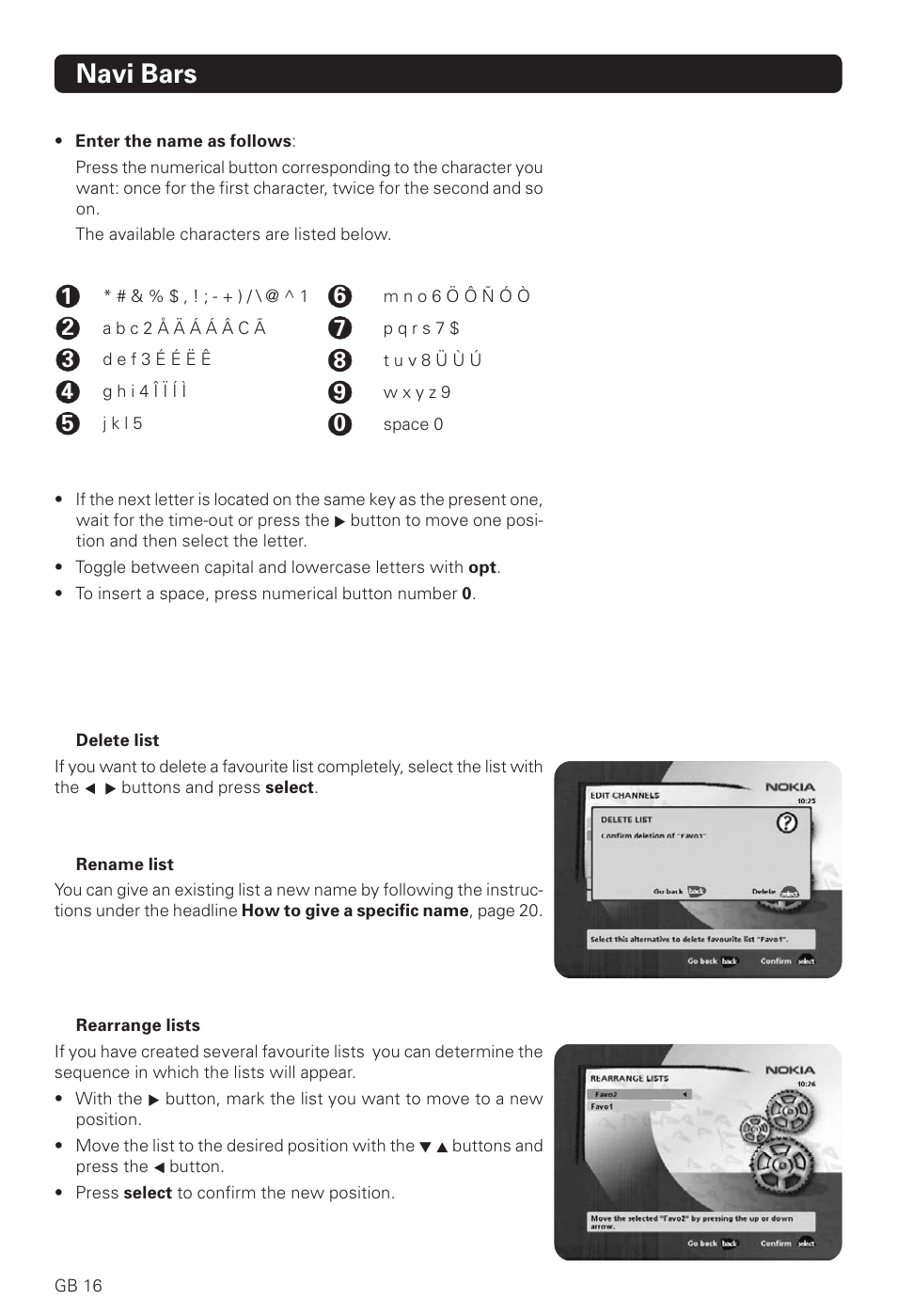 Navi bars | Nokia 221 T User Manual | Page 16 / 34