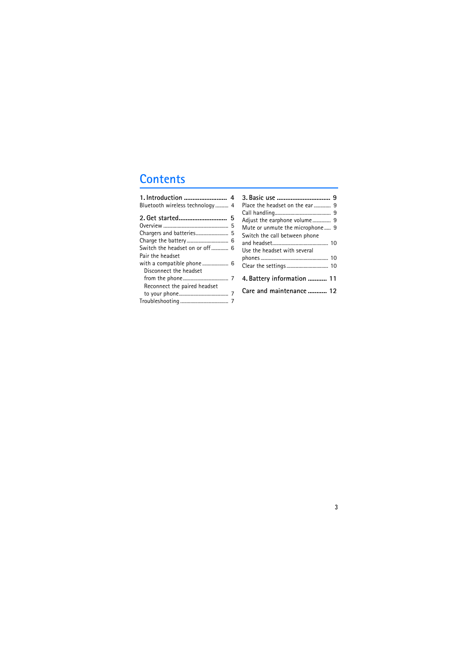 Nokia BH-200 User Manual | Page 3 / 12
