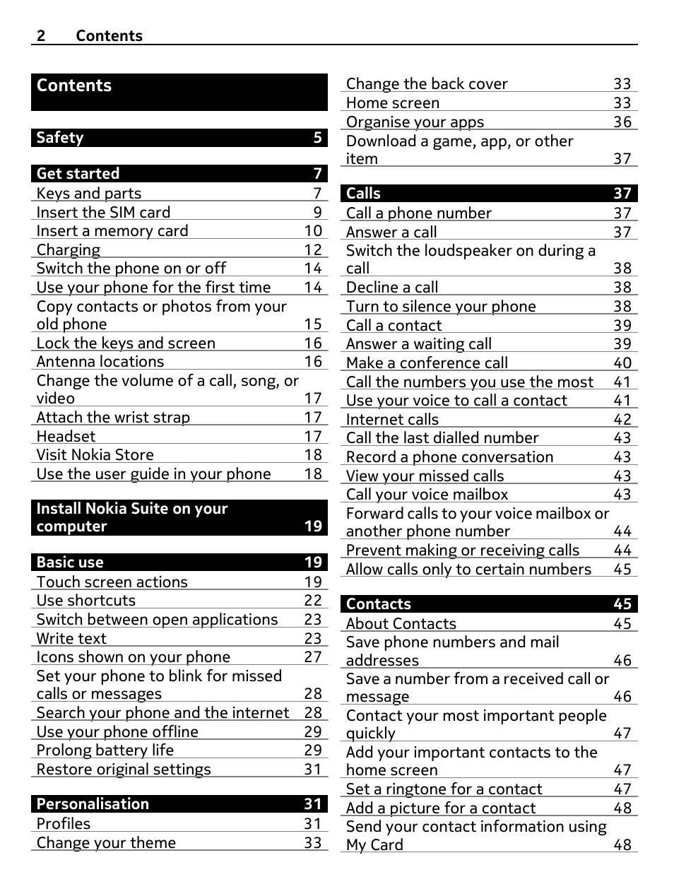 Nokia 500 User Manual | Page 2 / 128