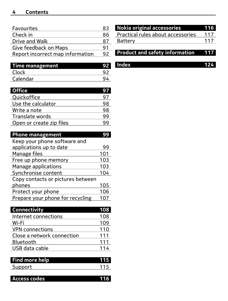 Nokia 500 User Manual | Page 4 / 128