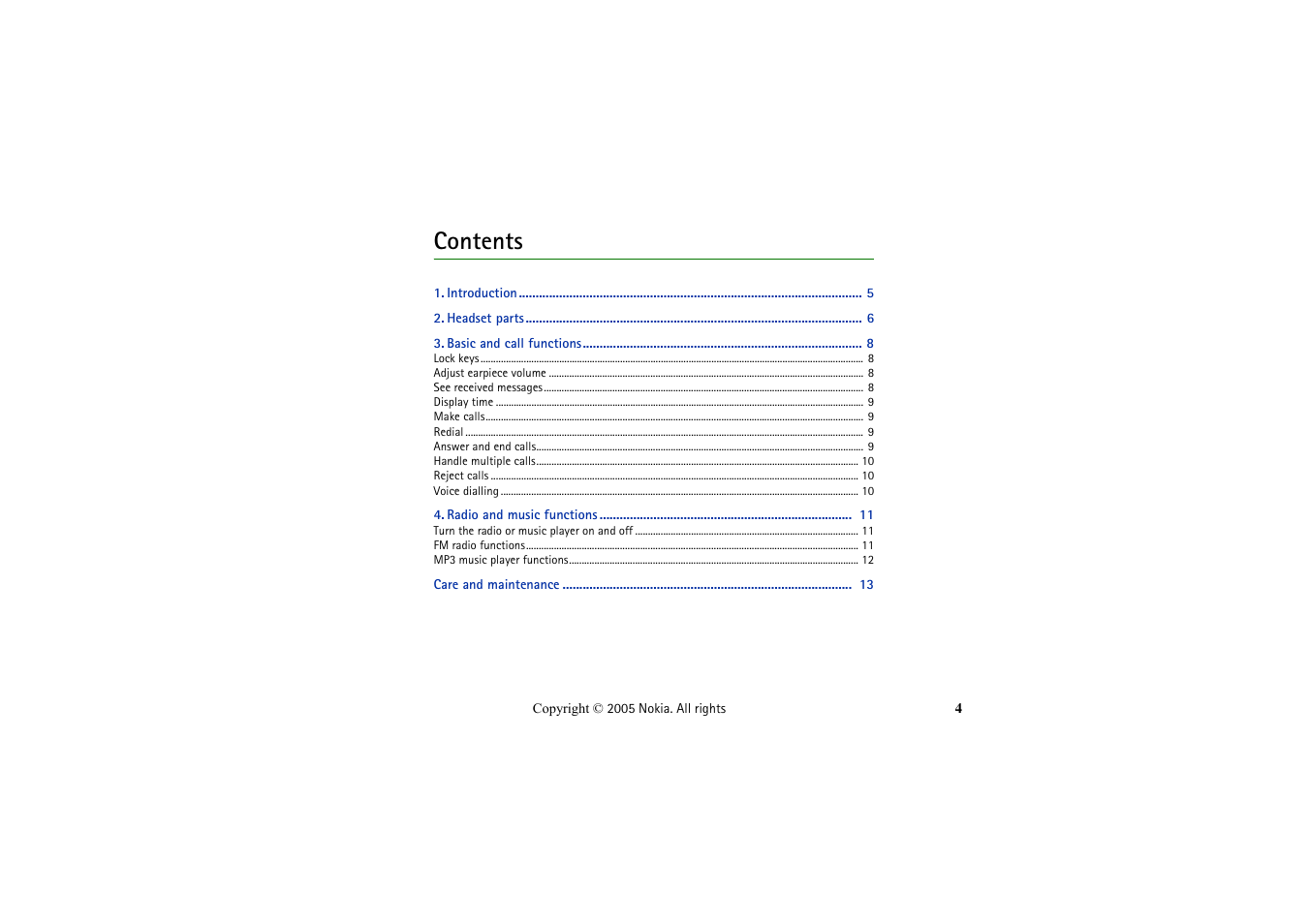 Nokia LCH-6 User Manual | Page 4 / 13