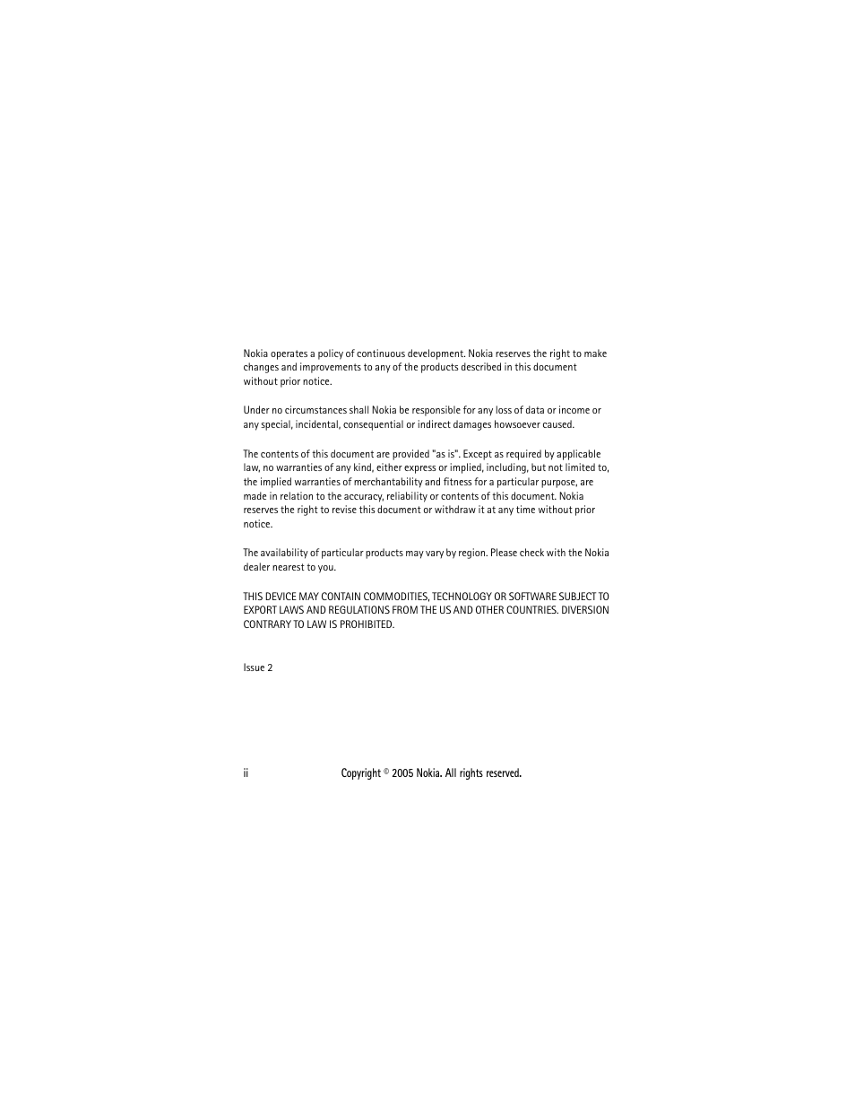 Nokia 1110 User Manual | Page 3 / 66