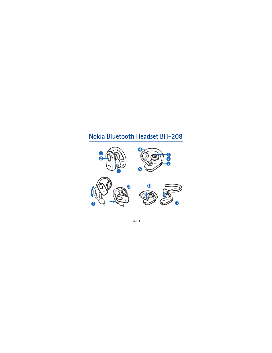 Nokia BH-208 User Manual | 8 pages