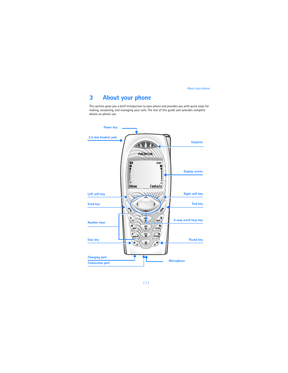 3 about your phone, About your phone, 3about your phone | Nokia 3589i User Manual | Page 11 / 104